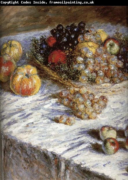 Claude Monet Pears and grapes
